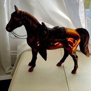 Cowboy theme Copper horse. Antiquities 1920 prize at fair. Great for decorating.